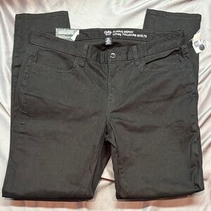 GAP Women's 10R Always‎ Skinny Black Jeans NWT Mid-Rise Stretch Denim Pants